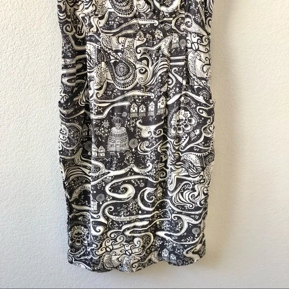 Anthropologie Moulinette Soeurs Swirling Villages dress Size 10 Women's - Picture 7 of 8